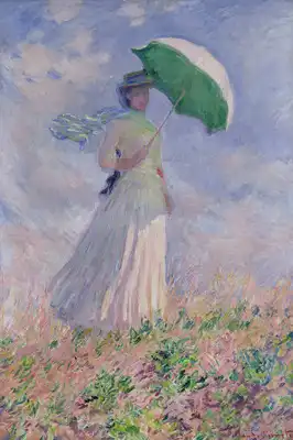 Monet, Claude: Woman with a Parasol